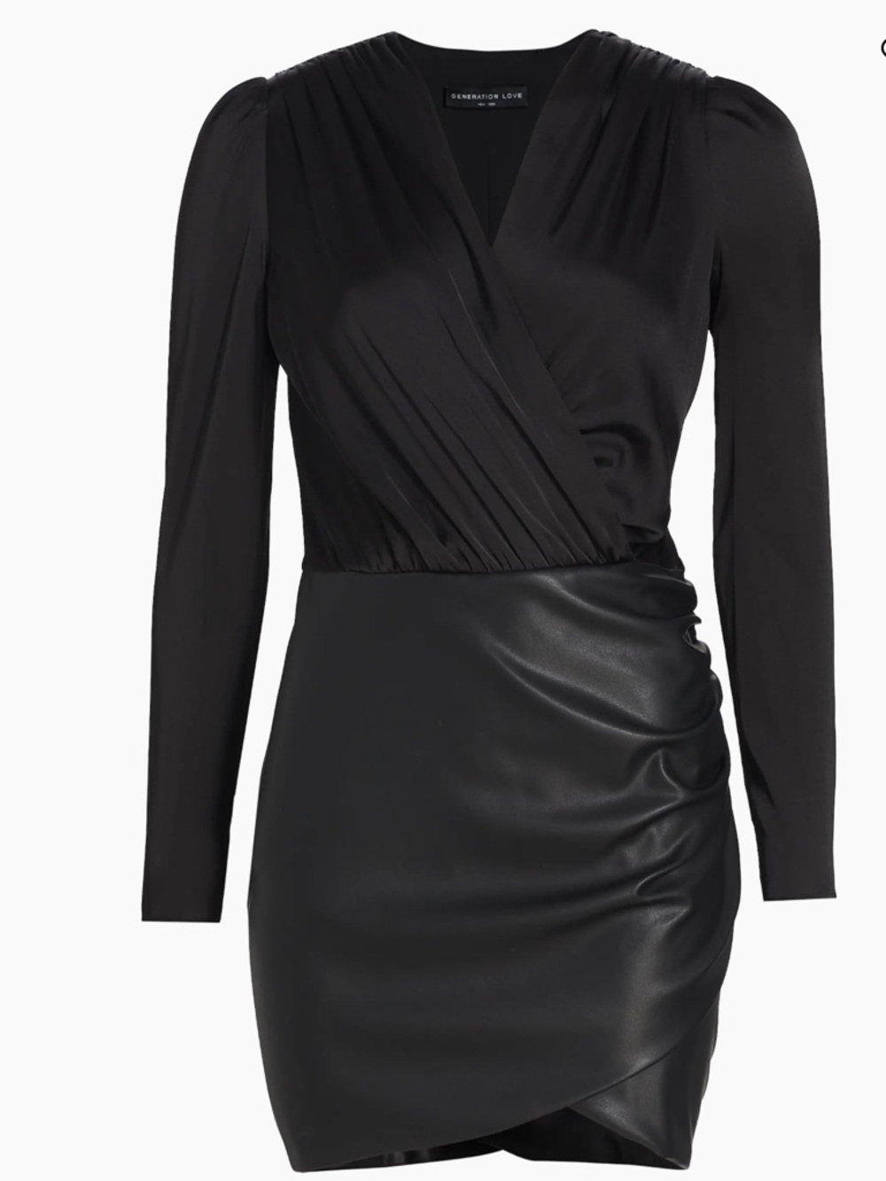Generation Love's Miley Combo dress, XSmall, Black